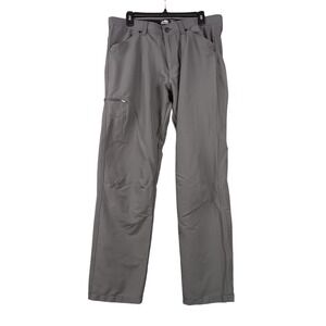 Pacific Outfitters Mens Regular Fit Gray Nylon Blend Pants‎ 36x32